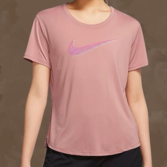 NWT Nike Dri-Fit Swoosh Running Top - Picture 1 of 3